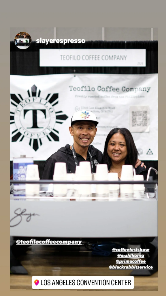 Teofilo Coffee champions beans from the Philippines